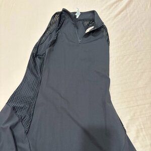 Black Tennis Dress with Perforations